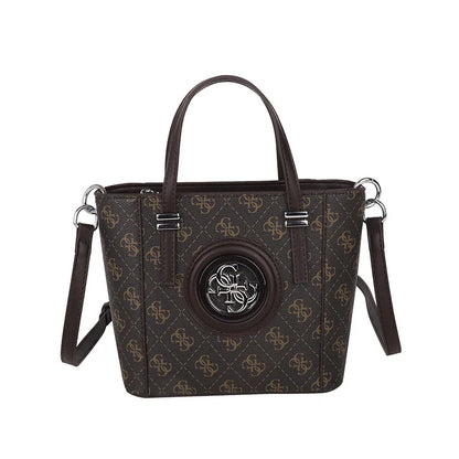 2025 Summer Women's Printed Letter Tote Bag, Large Capacity Shoulder & Crossbody Purse, Trendy Handheld Design for Everyday Use