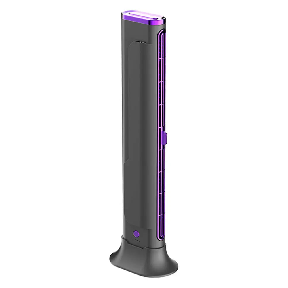 Bladeless Fan Adjustable Vents Air Condition Fan Space-Saving for Bedroom Home Office Room