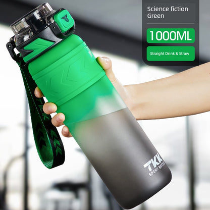 Sports Water Cup for Boys and Girls, Large Capacity, Summer Simple Design for Students, High Temperature Resistant Tritan Water Kettle