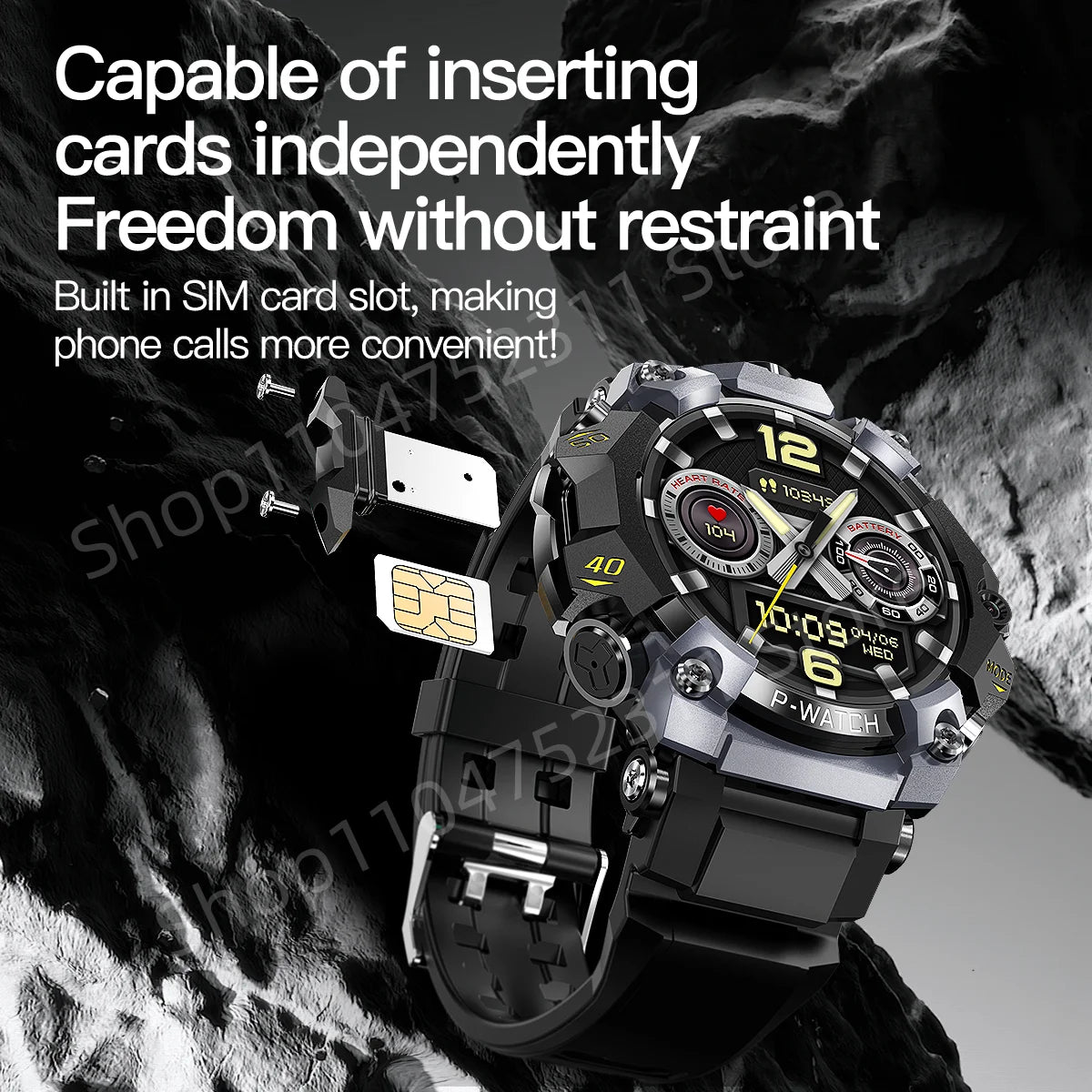 5g Full Netcom Smartwatch 1.508 inch Amoled HD Screen inset 4g/5g Sim Card GPS WIFI IP68 Waterproof Swimming  Sport Smart Watch