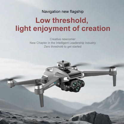2025 New M66 Drone 4K HD Aerial Photography Camera Drone with Screen Omnidirectional Obstacle Avoidance Drone RC
