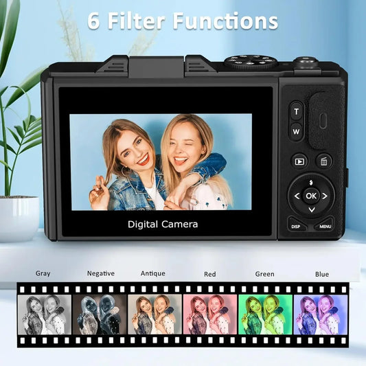 4K Camera for Photography 18x Digital Zoom Video Vlogging Camcorder