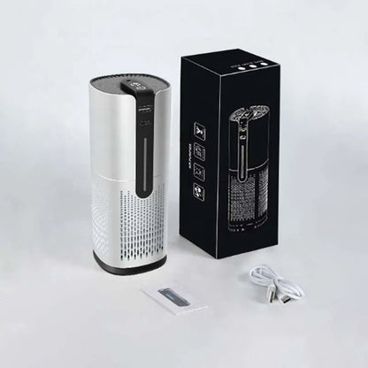 Small Ionic Smoke Absorber Plasma Negative Anion Generator Vehicle Purification Purifier Ionizer Mini Car  Air Cleaner