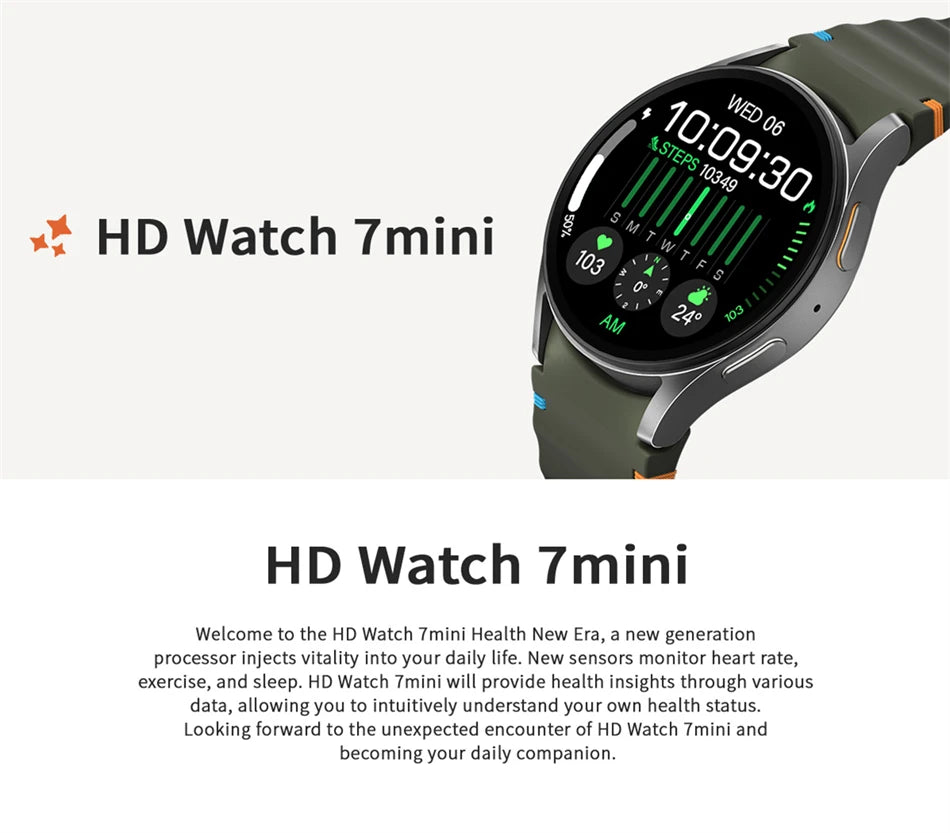 Watch 7 Upgrade GPS Smart Watch Men Women AMOLED HD Screen Compass Heart Rate Fitness Sport Waterproof Bluetooth Call Smartwatch