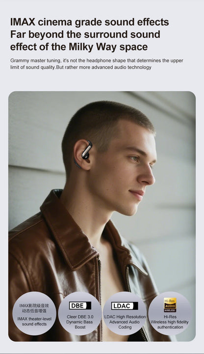 Xiaomi Smart AI Translation Headset Stereo Sound Semi-in-ear Air Conduction True Wireless Sports Long-lasting Bluetooth Headset