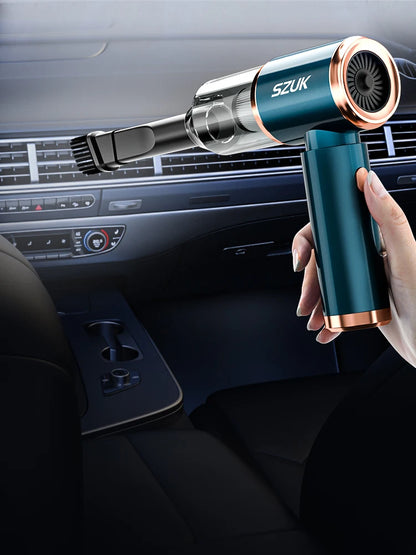 SZUK Car Vacuum Cleaner Strong Suction Wireless Portable Cleaning Machine Handheld Mini Vacuum Cleaner for Car Home and Keyboard