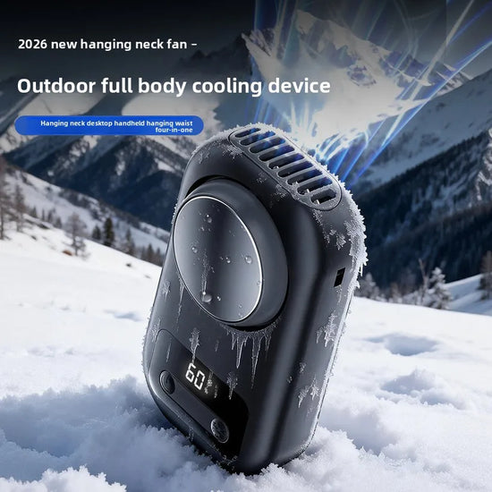 Desktop Fan Can Be Hung On The Waist For Outdoor Ice Cooling, Usb Charging, Long Battery Life, Handheld Small Fan