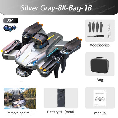 VIVO P11 Max Drone 8K 5G GPS Professional HD Aerial Photography Dual Camera Obstacle Avoidance Brushless Quadrotor 1000M
