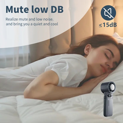 Portable Mini Refrigeration Handheld Fan 199 Speed Stylish Manual Adjustable fan USB rechargeable fan