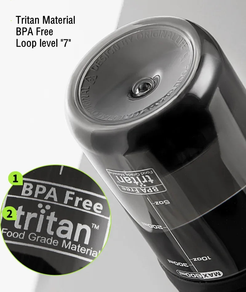 TKK 500/600ml BPA Free Sports Watter Bottle Tritan BPA Free Leak-proof Cup School Children's 'bottle Cute Water Bottle