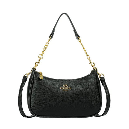 Ladies Classic Geometry Pattern Multifunctional Crossbody Bag 2025 Women's Handbag Fashionable Printed Shoulder Bag PU Leather
