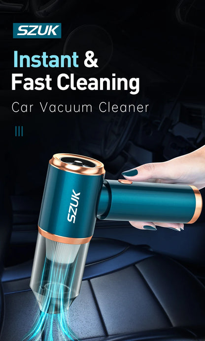 SZUK Car Vacuum Cleaner Strong Suction Wireless Portable Cleaning Machine Handheld Mini Vacuum Cleaner for Car Home and Keyboard