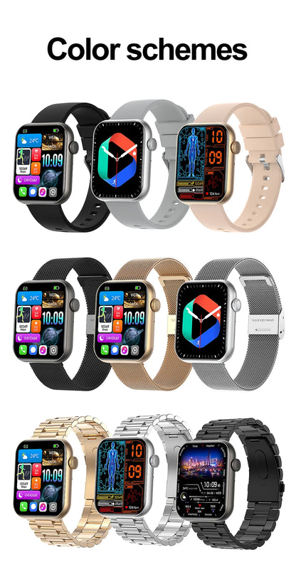 2025 New For XIAOMI Smart Watch Full Touch Screen Bluetooth Call Heart Rate Waterproof Watches Sports Bracelet Smartwatch Women