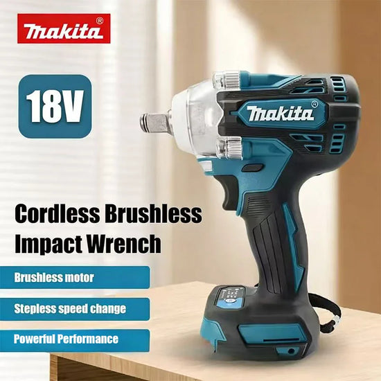 Makita DTW300 Brushless Cordless Wrench for Tire Removal High Torque Auto Repair Tool Set Lithium-ion Power Wind Cannon