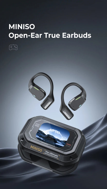 MINISO M98 True Wireless Open Ear Earbuds Bluetooth 5.4ears,13mm Dynamic Driver OWS Ears heads Gaming Headset Super Long Endure