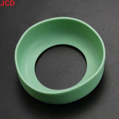 JCD 7.5cm Threaded Silicone Cup Bottom Cover Wear Resistant Sleeve Sheath Anti Slip Water Bottle Anti Slip Case Protective