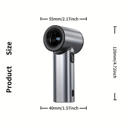 Rechargeable Handheld Fan, Stylish Design, Portable High Speed Fan - Small and Powerful for Outdoor Sports, Travel, Camping