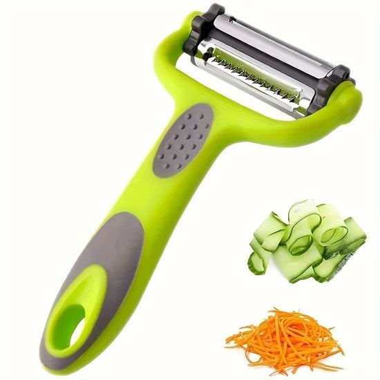 1pc 3 in1 Multi Fruit Vegetable Peeler Grater Shredder, Potato Peeler， Kitchen Essential Multifunctional Vegetable Cutter