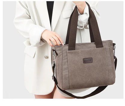 Women Handbags Ladies Canvas Shopping Tote Bag Clutch Female Crossbody Bags