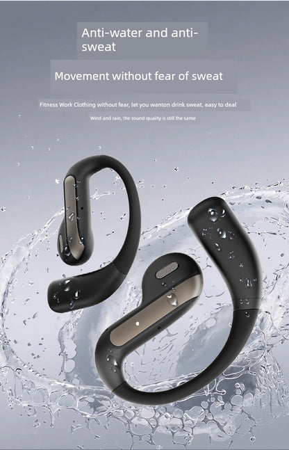 2025 New Arrival Half in-Ear Wireless Bluetooth Headset Ultra-Long Life Battery Non in-Ear Noise Reduction Sports Running for a Long Time without Pain