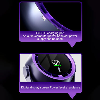 4000 mAh Desktop Circulating Fan Rechargeable Table Fan with Remote Control Office Wall Mounted Fan Electric Desktop Clip Fan