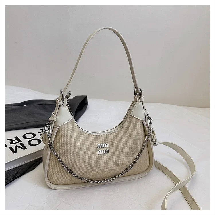 2025 EarlySpring New Simple and Casual Fashion Women's Armpit Handbag High-end and Trendy ShoulderBag for Style-conscious Ladies