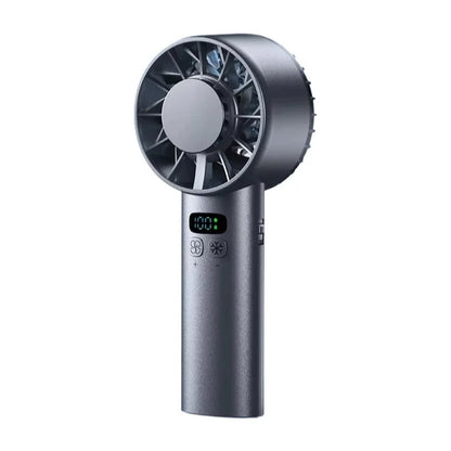 5200mAh Portable mini Fan 100 Wind Speeds Instant Cooling with Ice Mode Handheld fan USB Rechargeable electric fans Camping Fan
