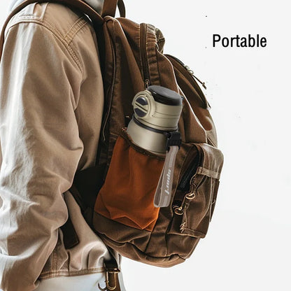 680ml Double Stainless Steel Sport Vacuum Flask With Straw Coffee Tea Thermos Mug Gym Fitness Thermal Bottle Travel Tumbler