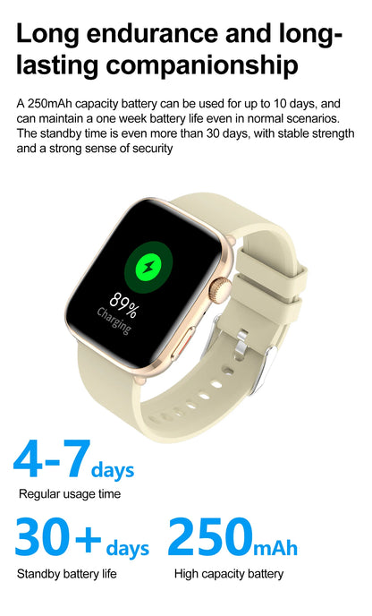 2025 New For Xiaomi Smart Watch HD Bluetooth Call AMOLED Screen NFC Waterproof GPS Sport Health Tracker Smart Watch