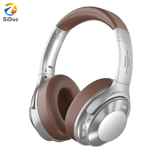 Wireless Headset Bluetooth 5.3 Retro Headphones HIFI Stereo Noise Canceling Earphone Long Standby Stylish Comfortable Headphones