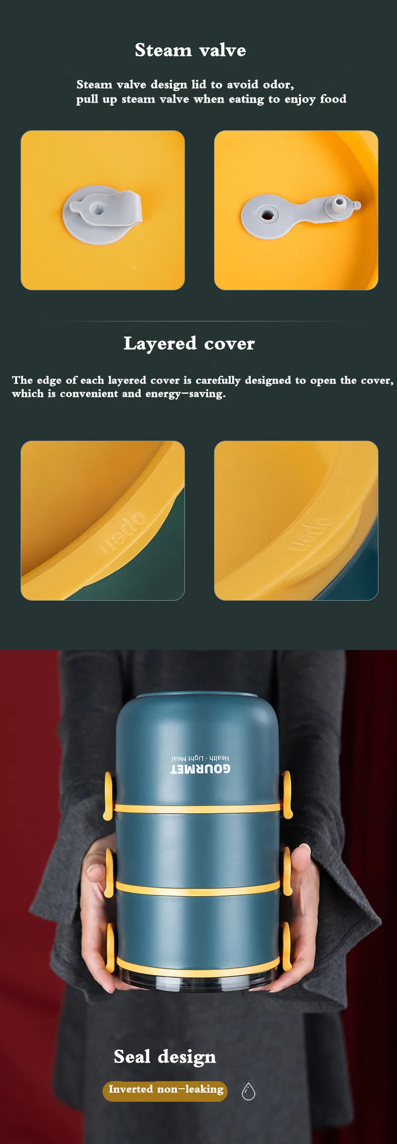 Food Thermal Jar Insulated Soup Thermos Bottles Stainless Steel Lunch Box Drinking Cup Bento Lunch Box Women Hot Food Container