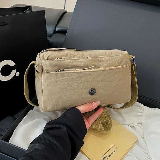 Crossbody bag for ladies - New trendy canvas shoulder bag that is versatile and fashionable, Lightweight and spacious