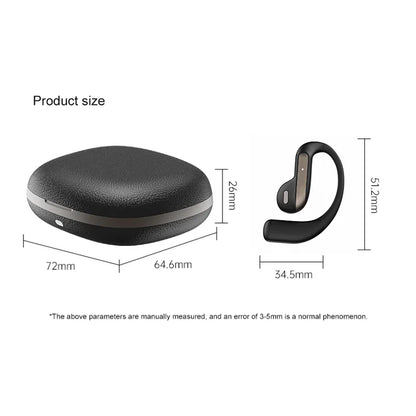 Xiaomi Smart AI Translation Headset Stereo Sound Semi-in-ear Air Conduction True Wireless Sports Long-lasting Bluetooth Headset