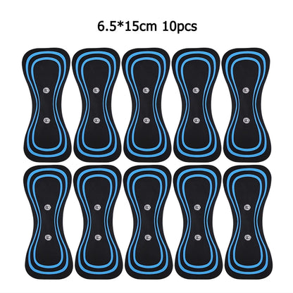 Tens Massager Electrode Pads For EMS Neck Massager Gel Patch Accessories Trainer Exerciser Replacement Muscle Stimulator Sticker