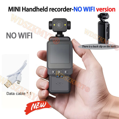 1080P Handheld Sports Pocket Camera HD Display 180° Rotatable WiFi Wireless Video Recorder Built-in Fill Light Motion Camera
