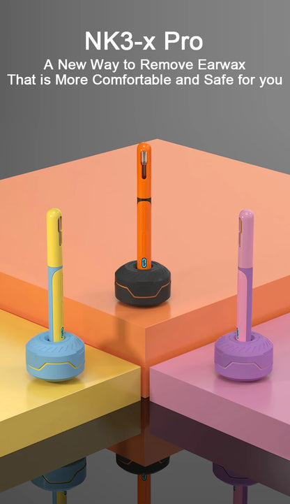 Ear Cleaner with Camera Set Ear Sticks Otoscope USB C Charging Endoscope Wax Removal Tool Earpick MIni Camera Ear Cleaning Set