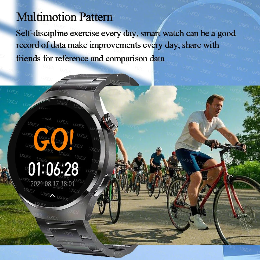 2025 Holiday Gift Smartwatches Masculinos 1.52” HD Wireless Call Health Tracker Custom Photo Watch 4 Women Motion Trajectory New