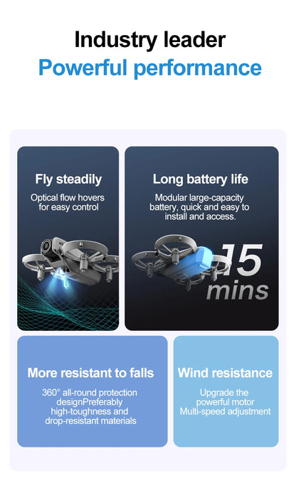 GT3 Drones Mini 8K HD Dual Camera Intelligent Obstacle Avoidances Aerial Photography Flyer Optical Flow Positioning Beginner UAV