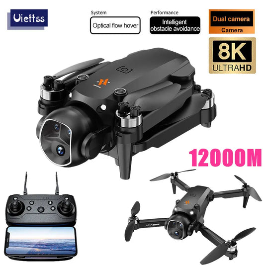 New H21/H20 Drone 8K HD Professional 90° ESC Camera Brushless Motor Optical Flow Hovers Quadcopter Drones