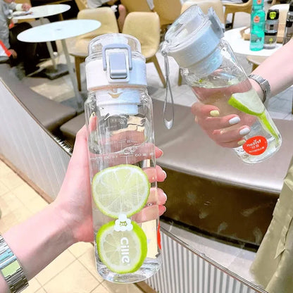 2024 550ml Tritan Sport Bottle Travel Water Bottles BPA FREE Tritan Drink Bottle Cup for Girl Boy School Outdoor Plastic Bottles