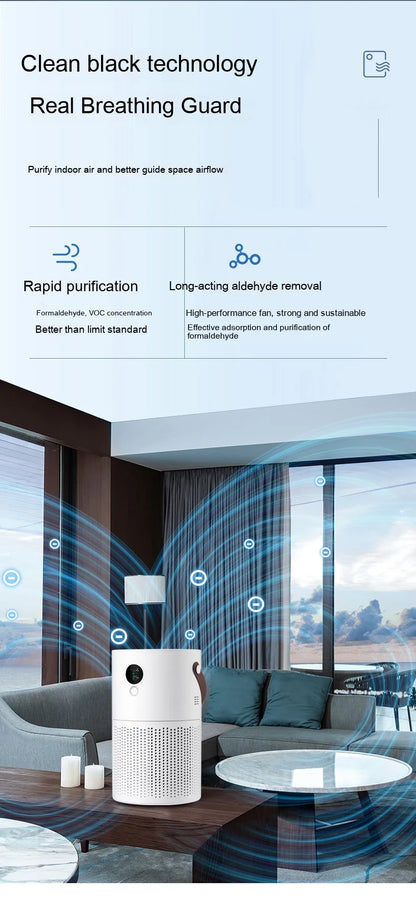 ZaiXiao AP01 Negative Ion Air Purifier Odor Deodorizer Remove Dust Smoke Removal Formaldehyde Air Filter USB Mute