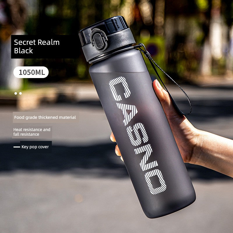 Qifan Sports Cup 2025 New Arrival Men's Summer Portable Anti-Fall Cup Large Capacity High Temperature Resistant Student Plastic Water Kettle