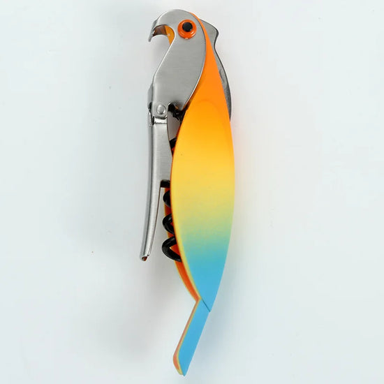 Parrot Wine Opener Corkscrew Take Out Corks for Wine Uncover Custom Name Knife Pocket Knives Puller Tweezers