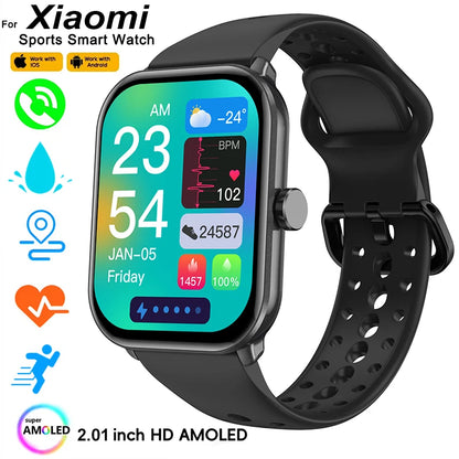 For Xiaomi Watch 5 Wrist Band Global Version Men Women HD AMOLED Screen Heart Rate Bluetooth Call GPS Track Waterproof Sports Smart Watch