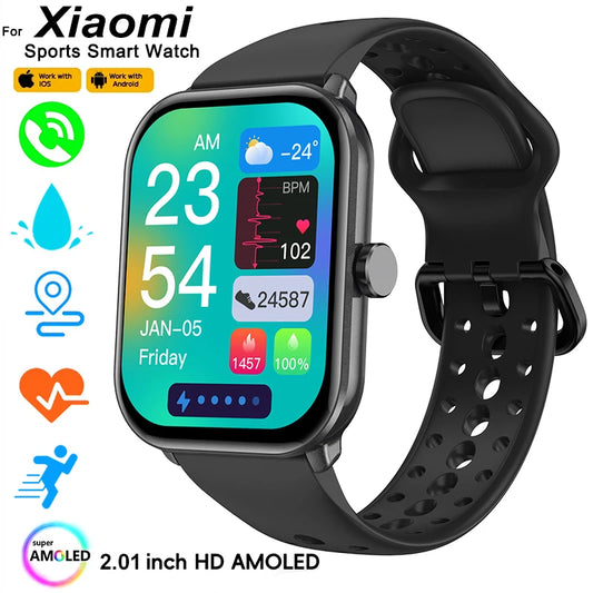 For Xiaomi Watch 5 Wrist Band Global Version Men Women HD AMOLED Screen Heart Rate Bluetooth Call GPS Track Waterproof Sports Smart Watch