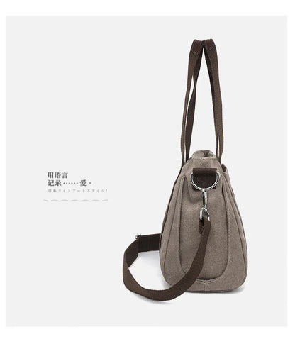 Women Handbags Ladies Canvas Shopping Tote Bag Clutch Female Crossbody Bags