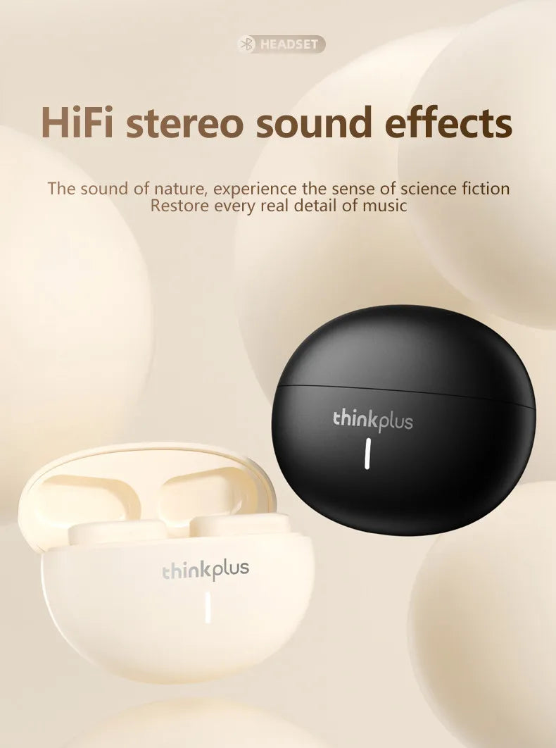 Choice Original Lenovo LP19 Sports In-Ear Headphones TWS Wireless Bluetooth V5.1 Earphones Dual HD Microphone Headset