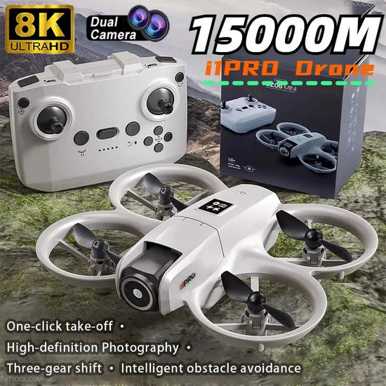 i1PRO Mini Drone Professional 8K HD Camera Drone 5G WIFI FPV UAV with screen remote control Avoidance Aerial Quadcopter Toy Gift