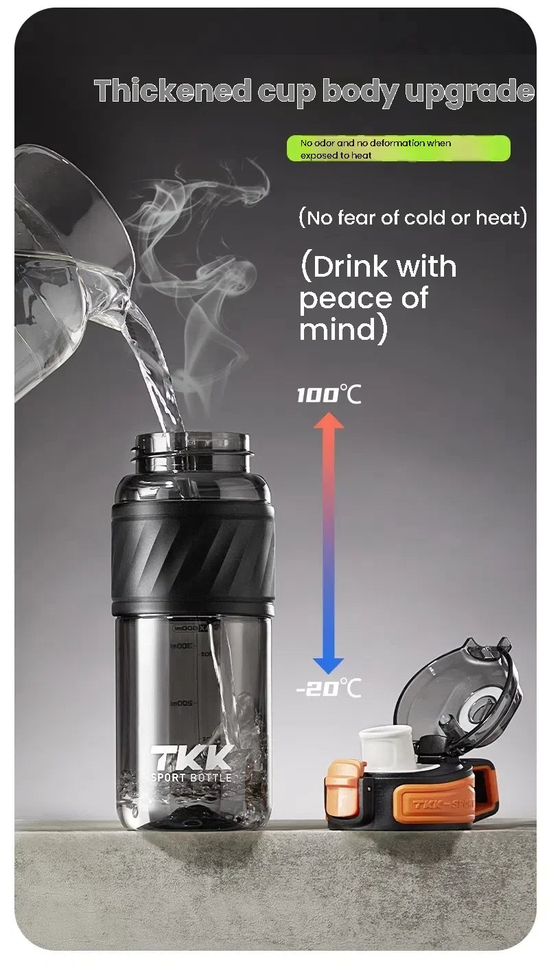 TKK 500/600ml BPA Free Sports Watter Bottle Tritan BPA Free Leak-proof Cup School Children's 'bottle Cute Water Bottle
