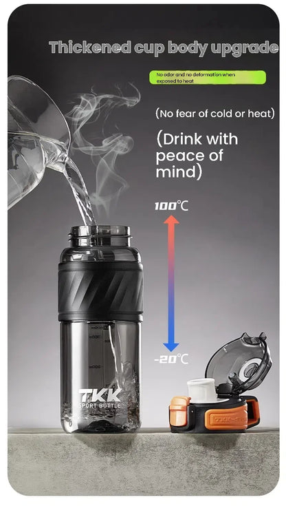 TKK 500/600ml BPA Free Sports Watter Bottle Tritan BPA Free Leak-proof Cup School Children's 'bottle Cute Water Bottle